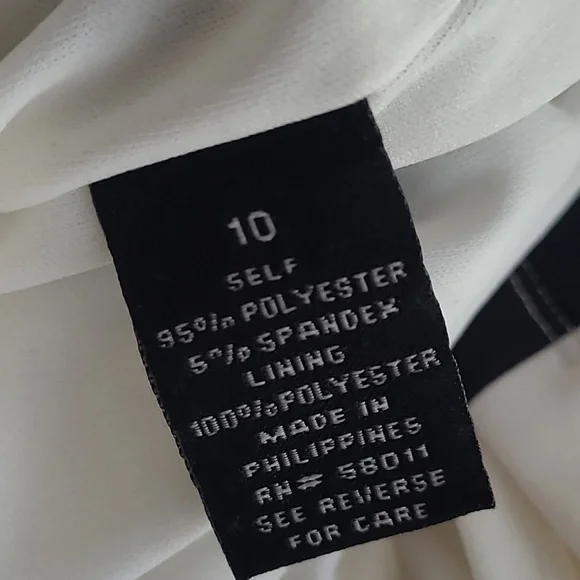 Dressbarn Collection Black White Bodycon Dress 10 - Picture 4 of 4